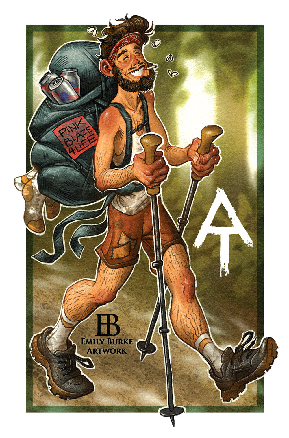 Hiker Trash Sticker