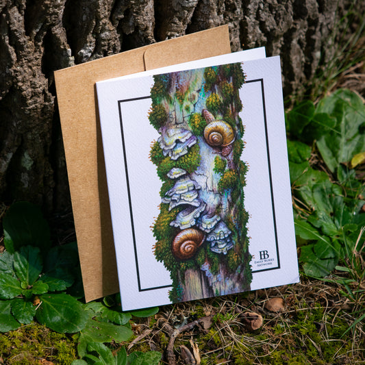 Snails Note Card