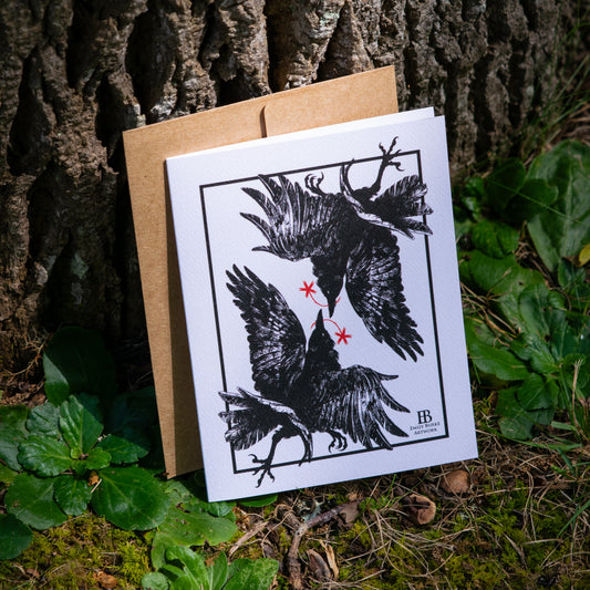 Appalachia Raven Note Card