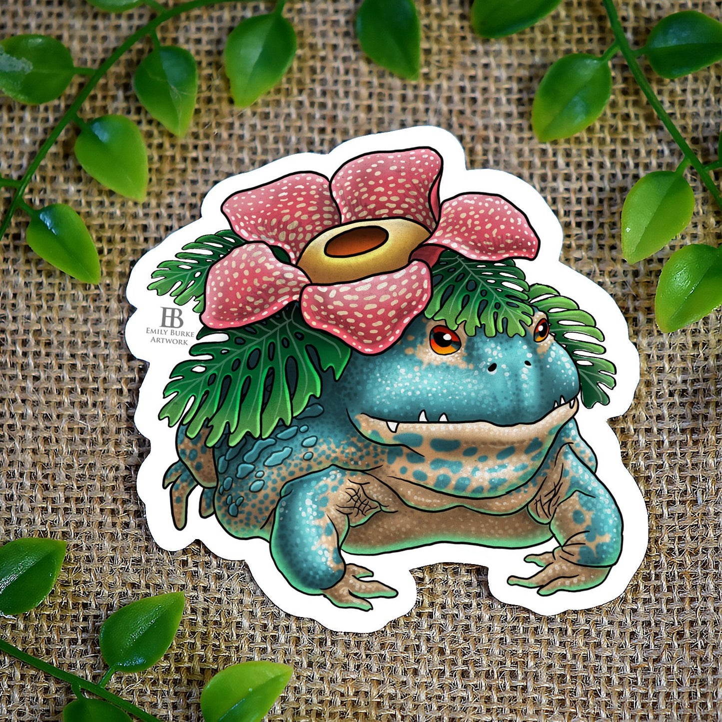 Reptimon Bulbasaur Family Stickers