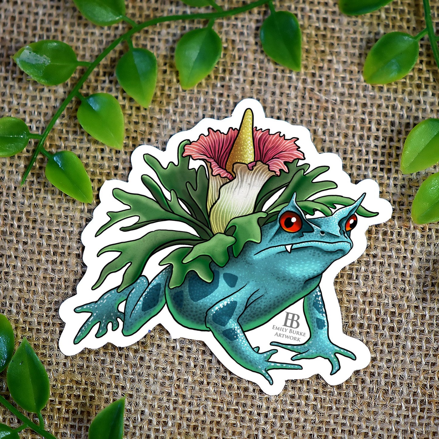 Reptimon Bulbasaur Family Stickers