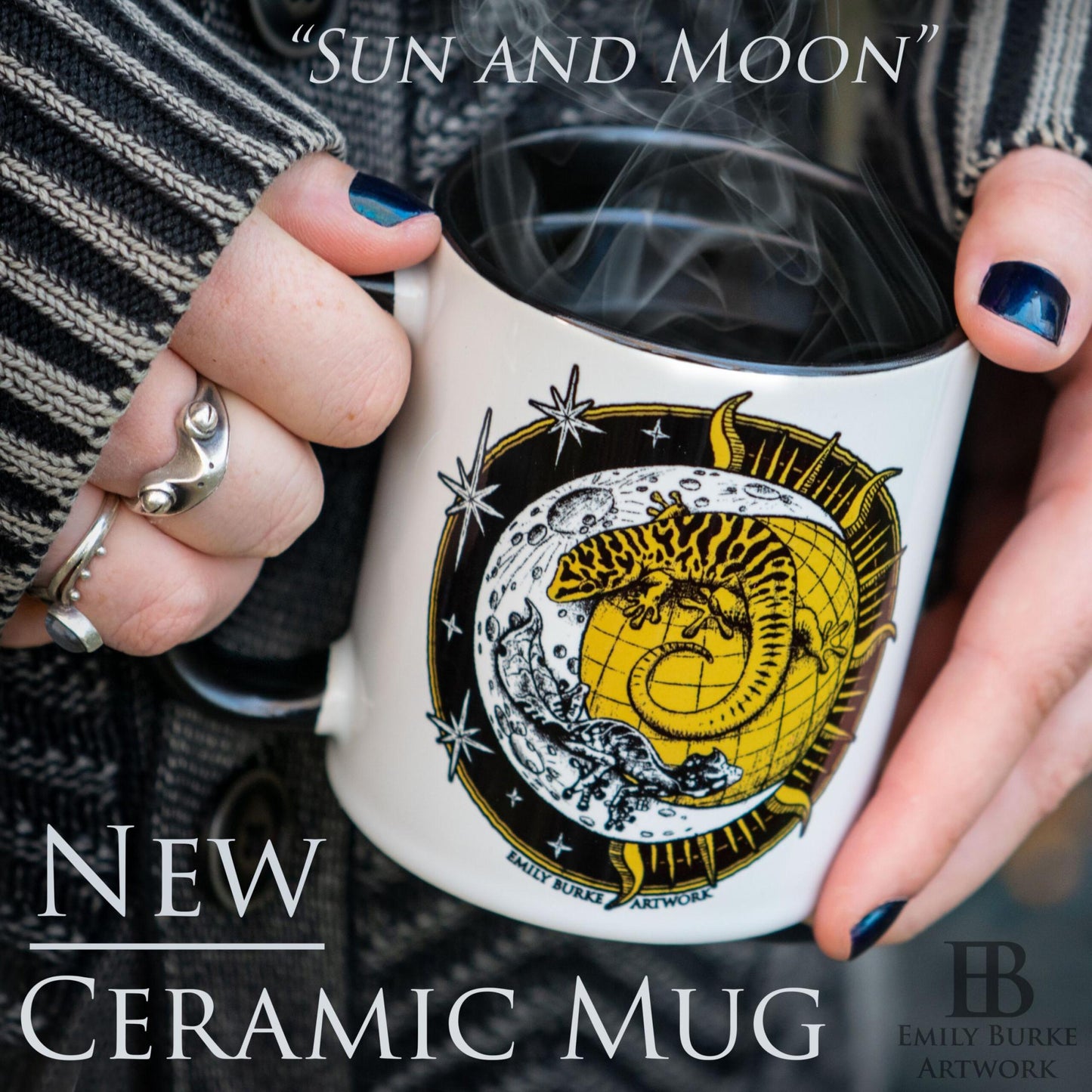 Sun and Moon Ceramic Mug