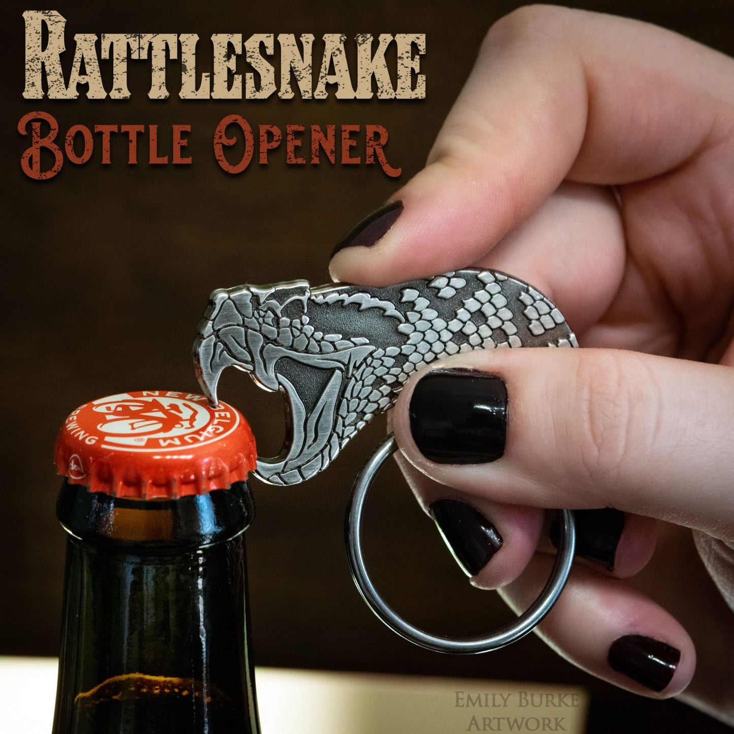 Rattlesnake Bottle Opener