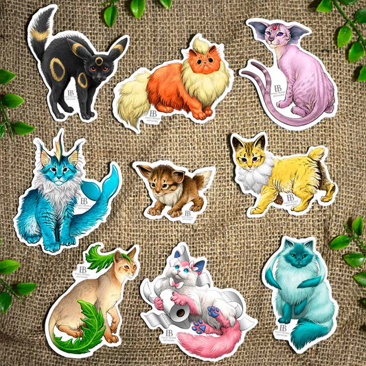 Reptimon Eeveelution Stickers