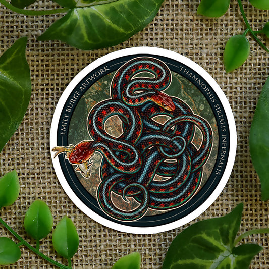 Garter Snake Sticker