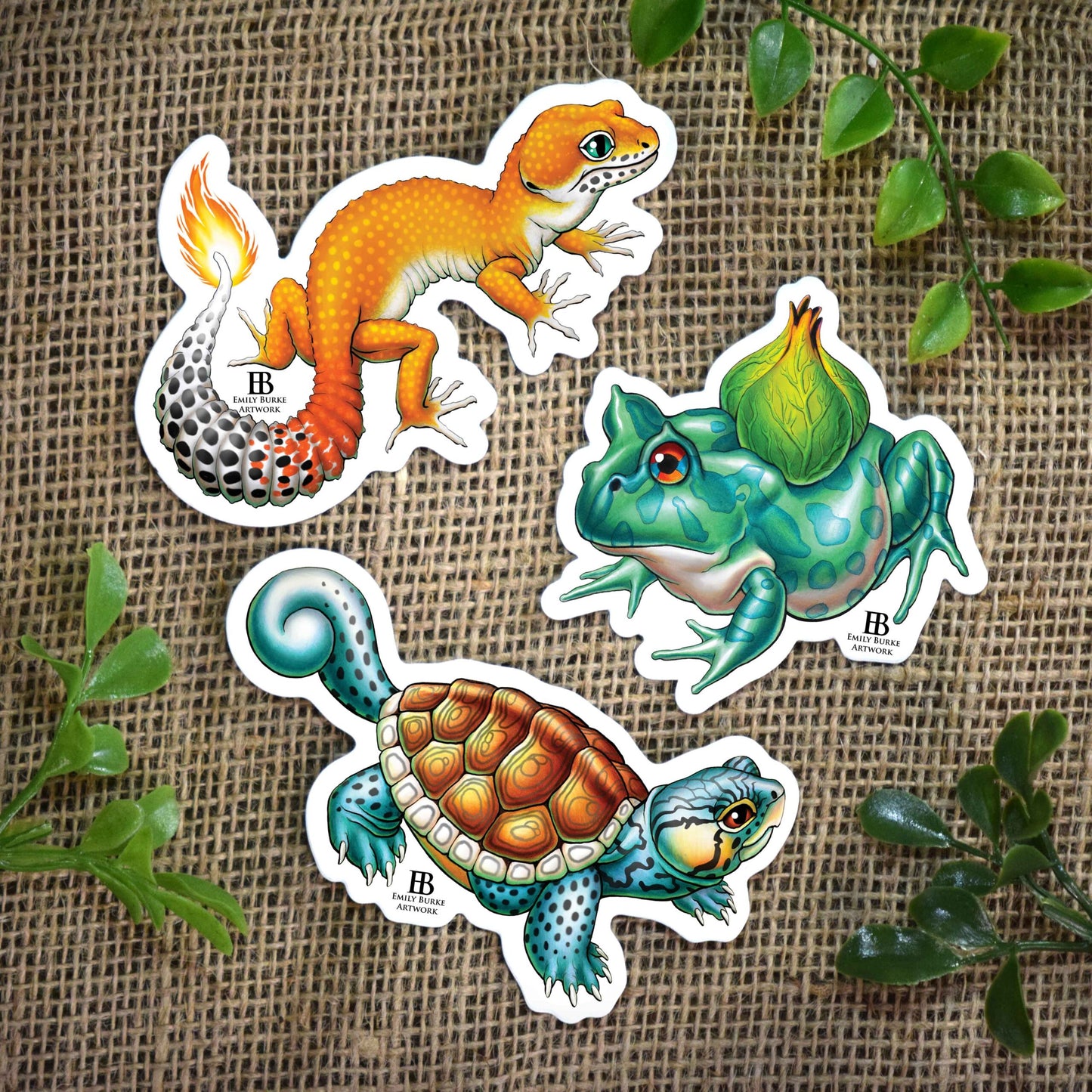 Reptimon Starter Stickers