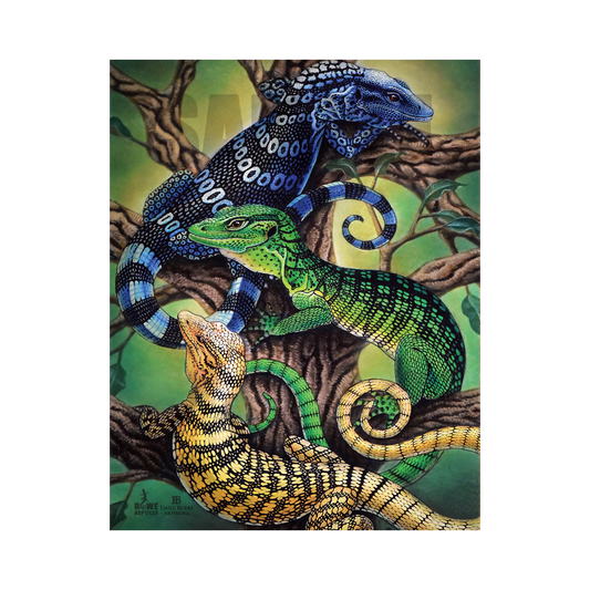 Tree Monitors Print